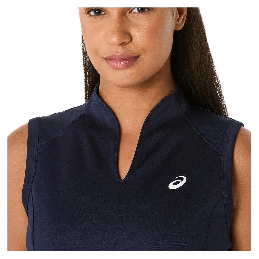 Women's Court Tennis Dress Midnight-Apparel-Asics-2042A372-400S25-6-Tennis Express