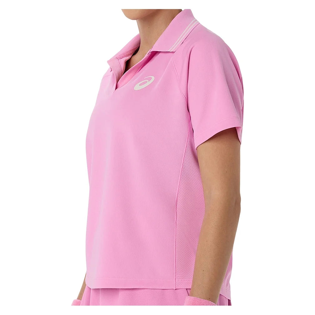 Women's Asia Tour Game Short Sleeve Tennis Polo,Apparel,Asics,,,Tennis Express,2042A426_700_1