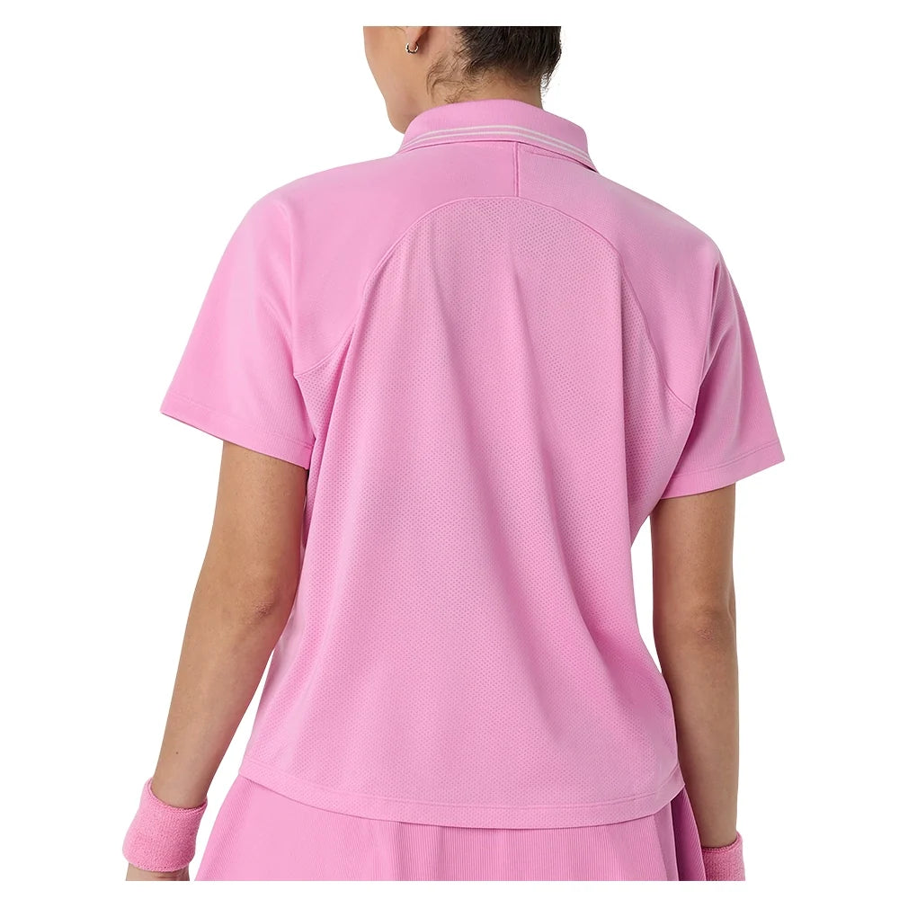 Women's Asia Tour Game Short Sleeve Tennis Polo,Apparel,Asics,,,Tennis Express,2042A426_700_3