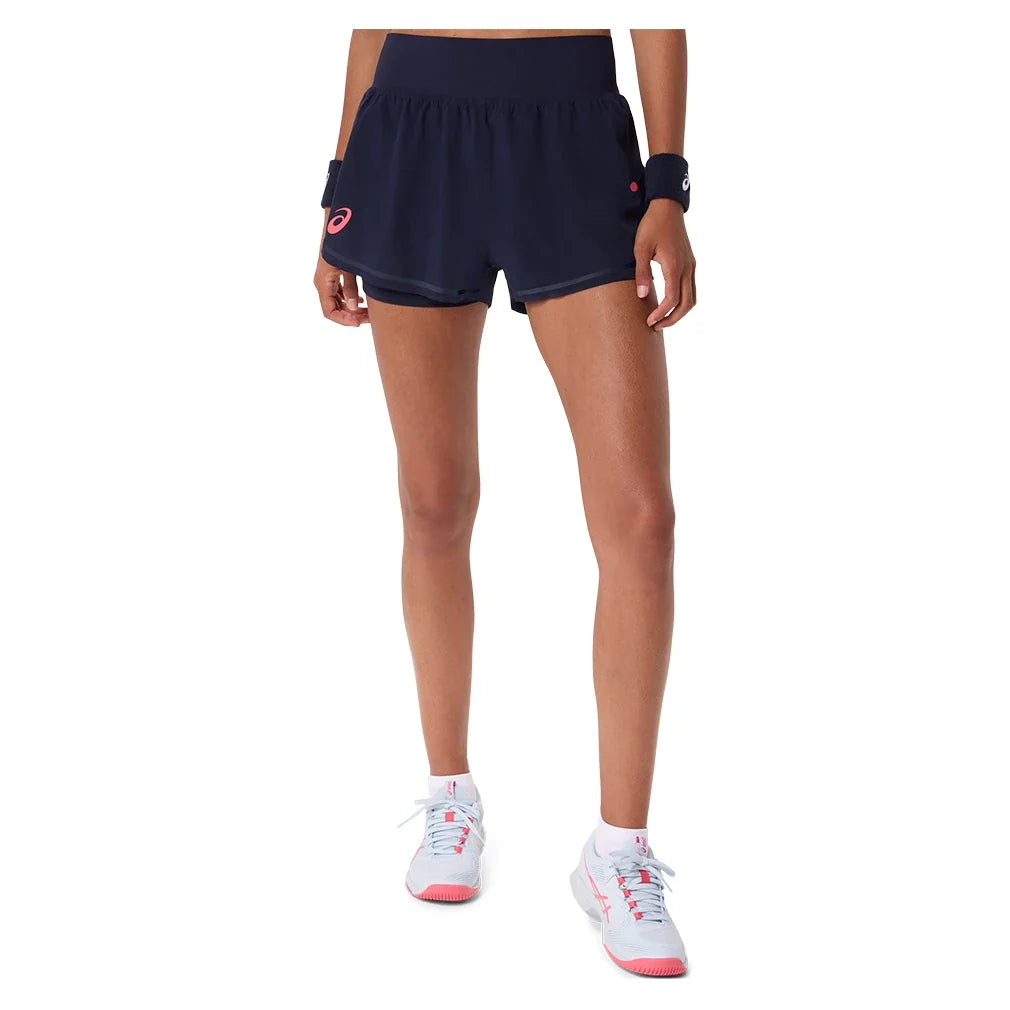 Women's Match Tennis Short,Apparel,Asics,,,Tennis Express,2042A433_400_4