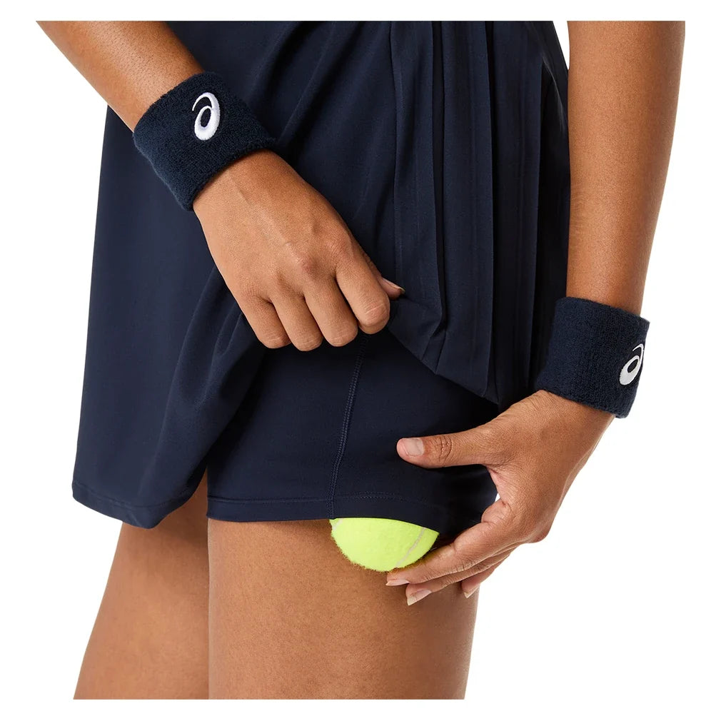 Women's Match Pleat Tennis Dress,Apparel,Asics,,,Tennis Express,2042A434_400_3