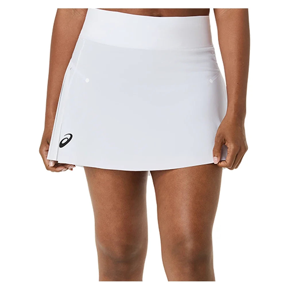 Women's Match Pleat Tennis Skort,Apparel,Asics,XS,100_BT_WHITE,Tennis Express,2042A436_100