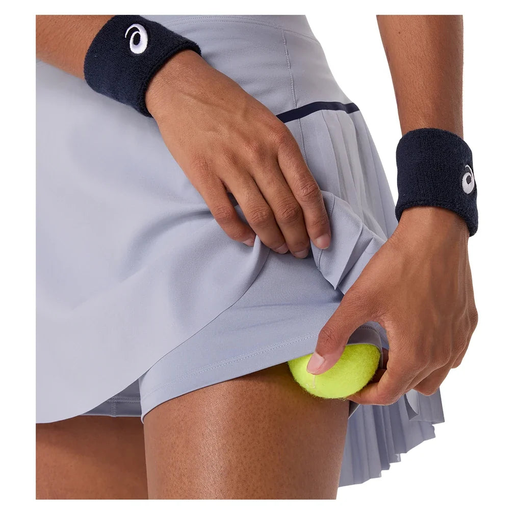 Women's Match Pleat Tennis Skort,Apparel,Asics,,,Tennis Express,2042A436_400_4