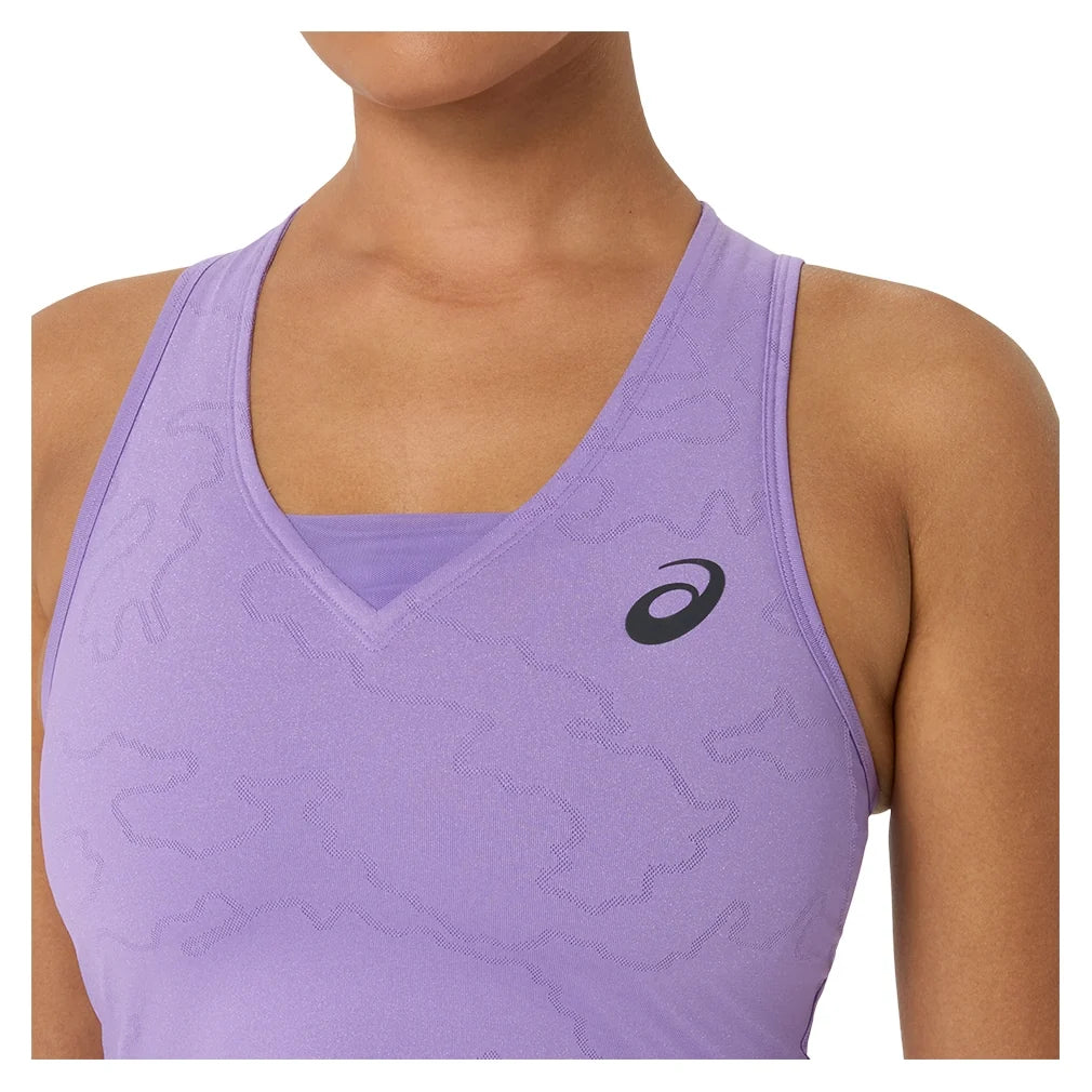 Women's New York Night Energy Match Tennis Crop Top Faded Plum,Apparel,Asics,,,Tennis Express,2042A460_500_3
