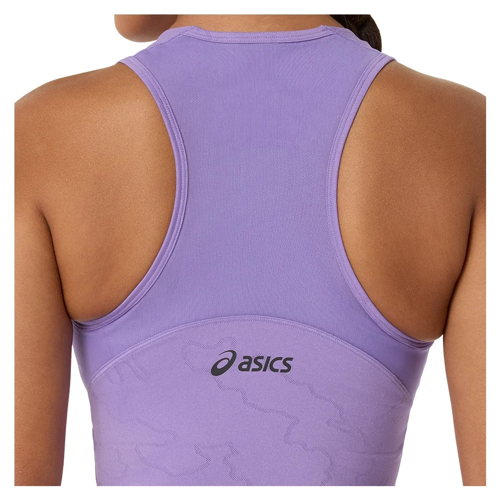 Women's New York Night Energy Match Tennis Crop Top Faded Plum,Apparel,Asics,,,Tennis Express,2042A460_500_4
