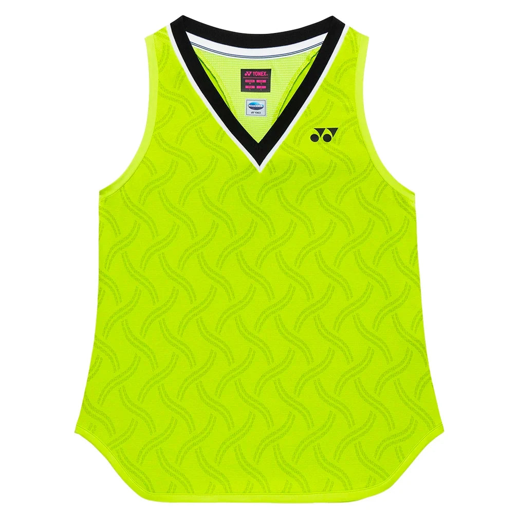 Women's Tournament Tennis Tank,Apparel,Yonex,Fresh Lime,XS,Tennis Express,20921_680_1