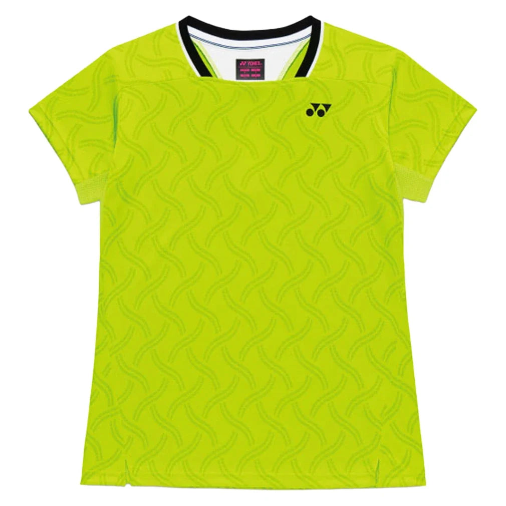 Women's Tournament Crew Neck Tennis Shirt,Apparel,Yonex,Fresh Lime,XS,Tennis Express,20922-GL