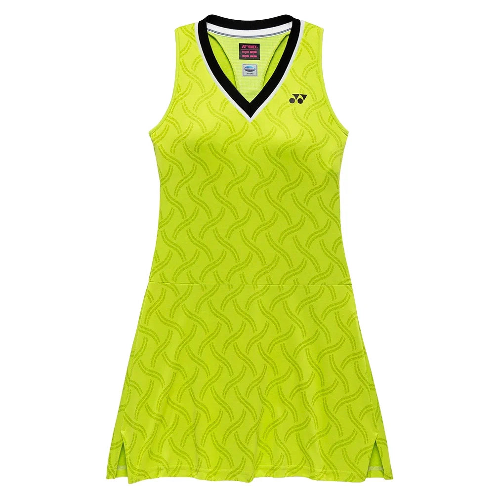 Women's Tournament Tennis Dress with Inner Shorts,Apparel,Yonex,Fresh Lime,XS,Tennis Express,20925Y_680_1