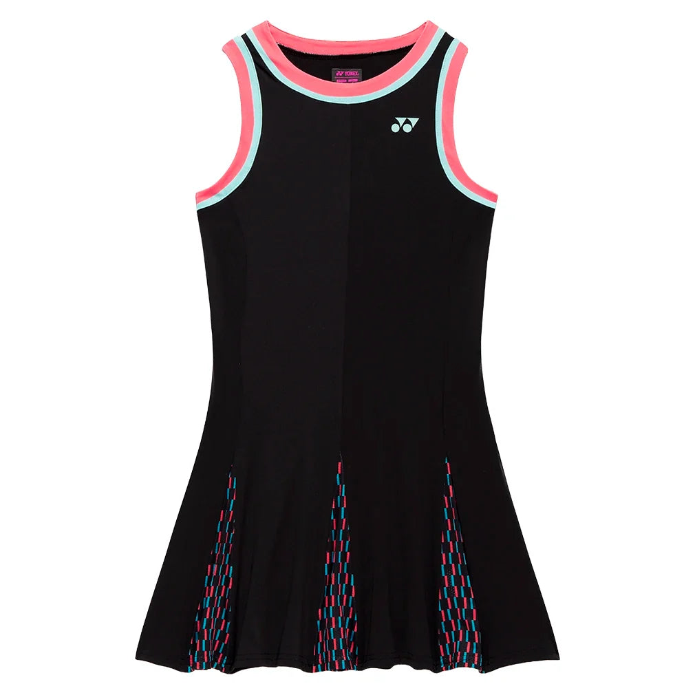 Women's Tournament Tennis Dress with Inner Shorts,Apparel,Yonex,Black,XS,Tennis Express,20928Y_007
