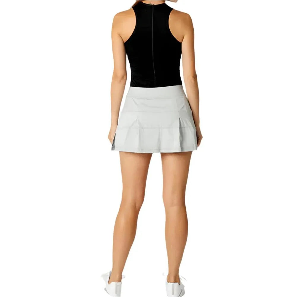 Women's UV Colors 14 Inch Tennis Skort Stone-Apparel-Sofibella-2177STO-S23-1-Tennis Express