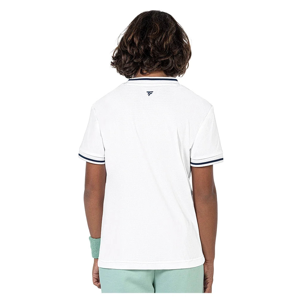 Juniors' Team Tech Tee,Apparel,Tecnifibre,,,Tennis Express,22TECHMA6-White