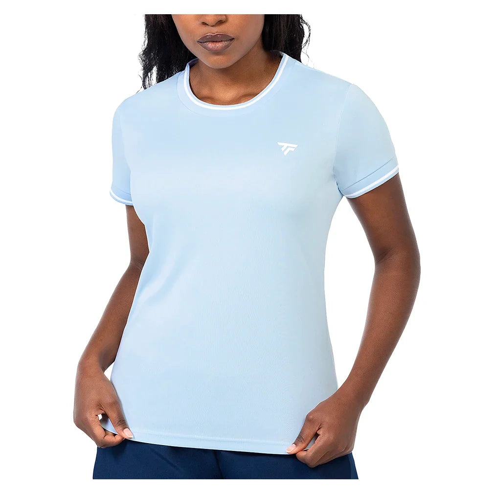Women's Team Tech Tennis Tee,Apparel,Tecnifibre,Glacier,XS,Tennis Express,22WTECGL6_1