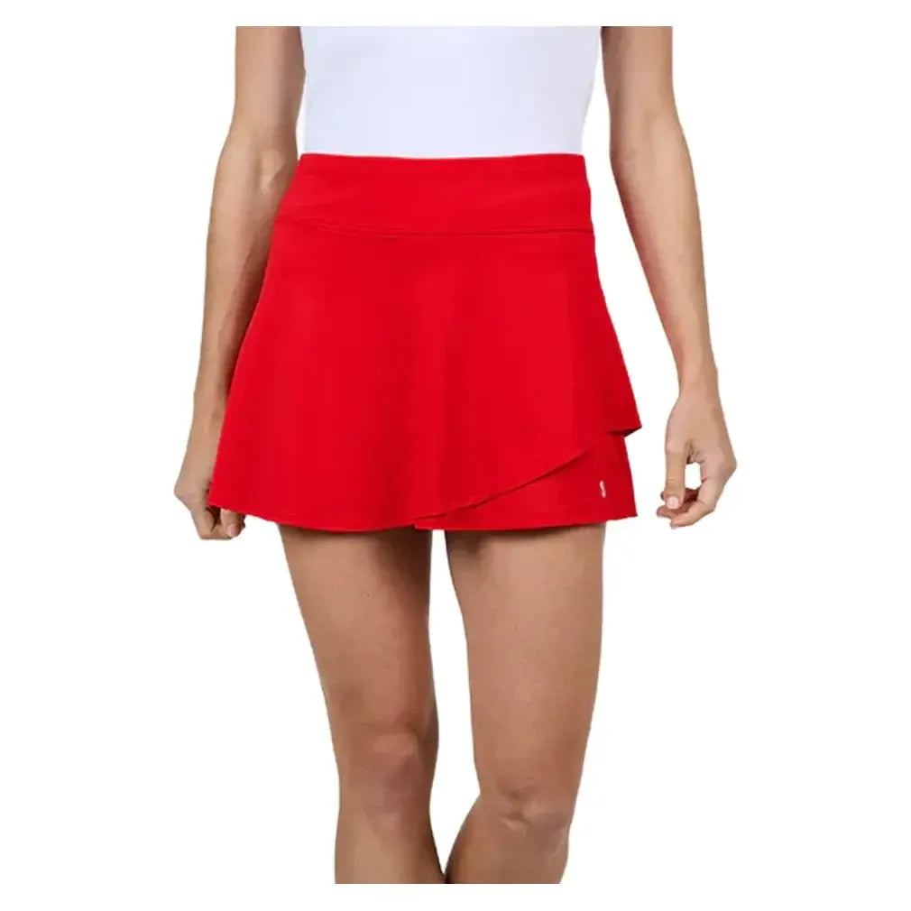 Women's 14 Inch High-Waisted Skort-Apparel-Sofibella-2322-TEAM-R-Tennis Express