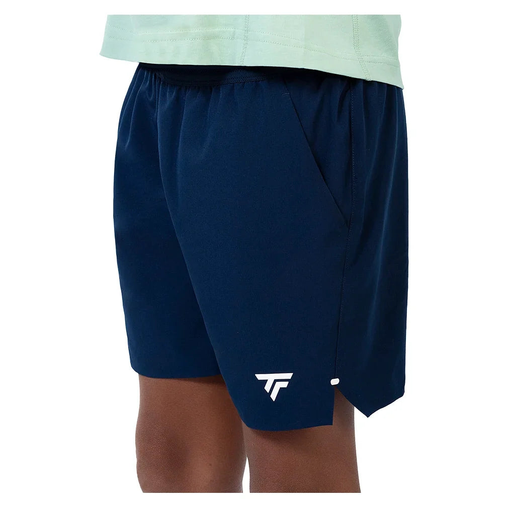 Juniors' Team Stretch Shorts,Apparel,Tecnifibre,Marine,10/12,Tennis Express,23SHORMA6_M