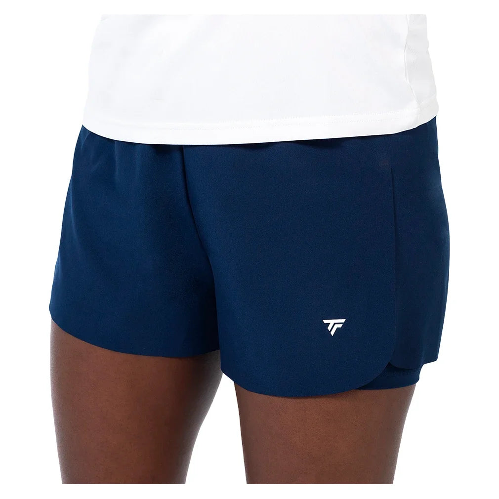 Women's Team Stretch Short,Apparel,Tecnifibre,Marine,XS,Tennis Express,23WSHOMA6