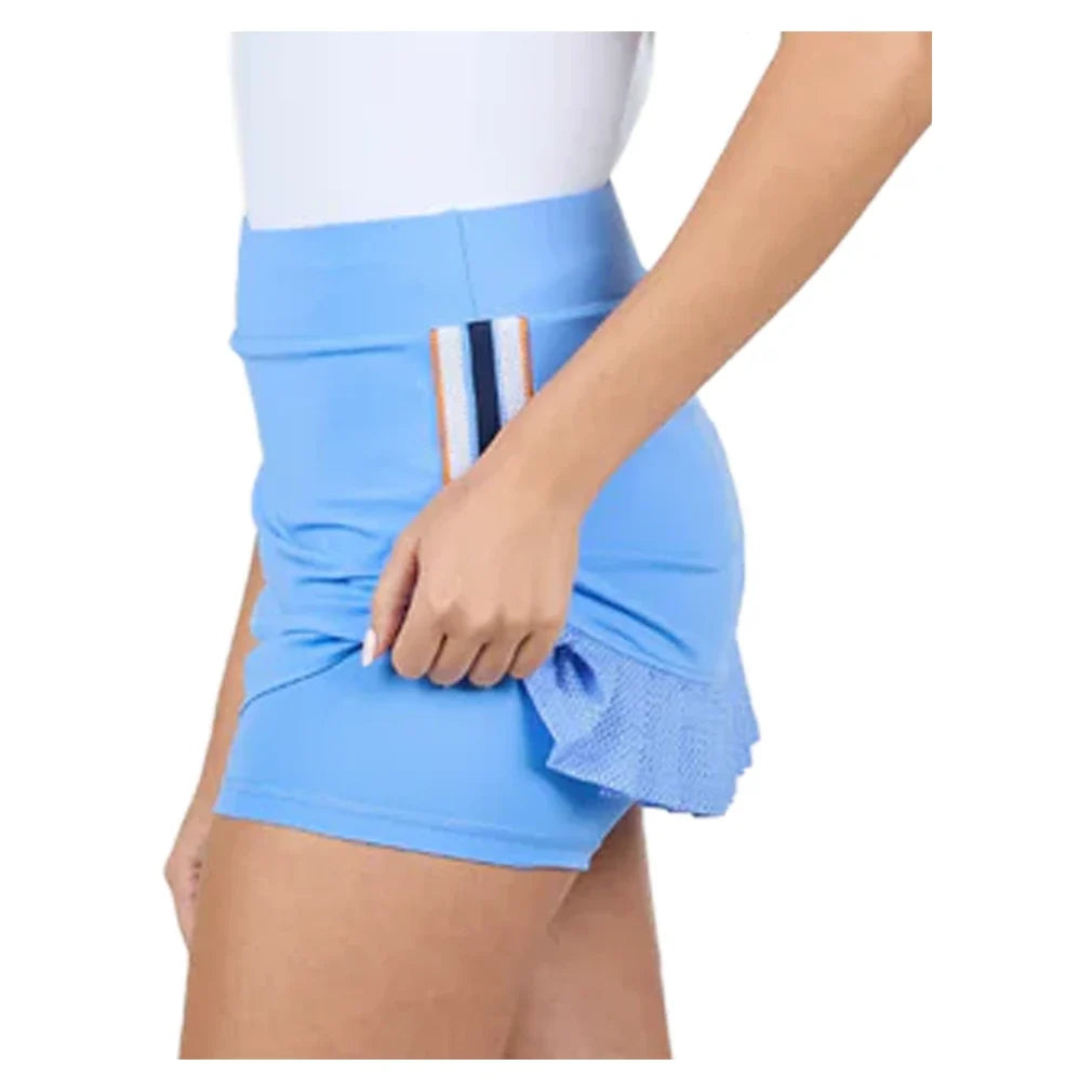 Women's Classic Currents 13 Inch Tennis Skort Periwinkle,Apparel,Sofibella,,,Tennis Express,2445CLA-PRW-2
