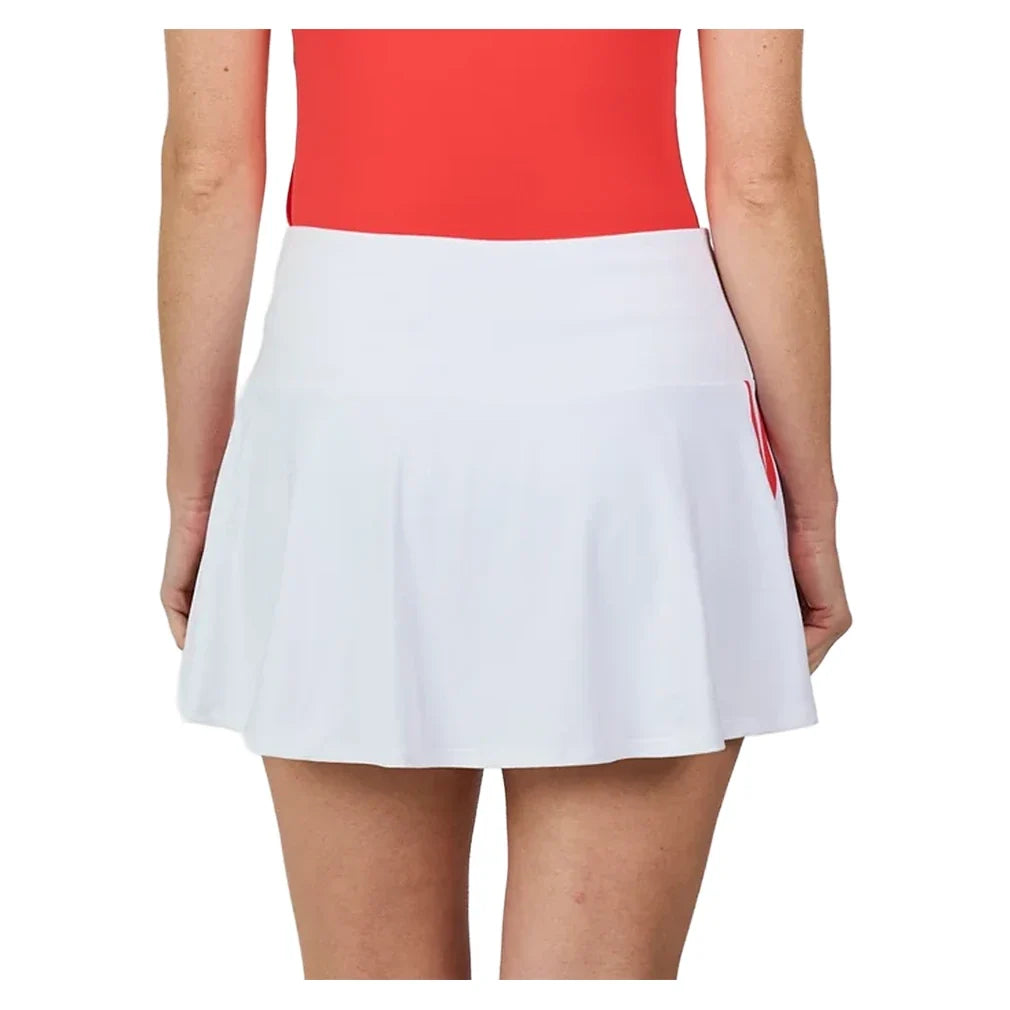 Women's 14 Inch Tennis Skort Hibiscus,Apparel,Sofibella,,,Tennis Express,2494-HIB-4