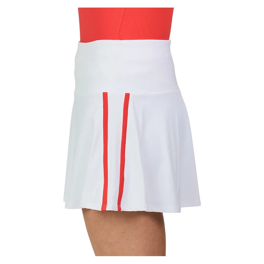 Women's 14 Inch Tennis Skort Hibiscus,Apparel,Sofibella,,,Tennis Express,2494-HIB