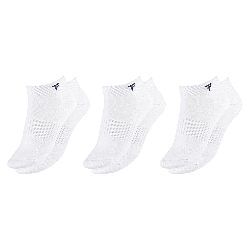 Low-Cut Socks 3 Pack,Socks,Tecnifibre,White,35-39,Tennis Express,24LOWCWH6_1