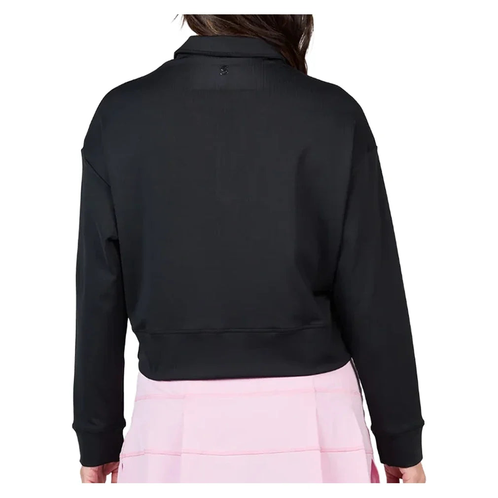 Women's Pullover Tennis Top,Apparel,Sofibella,,,Tennis Express,2612STP-Black2