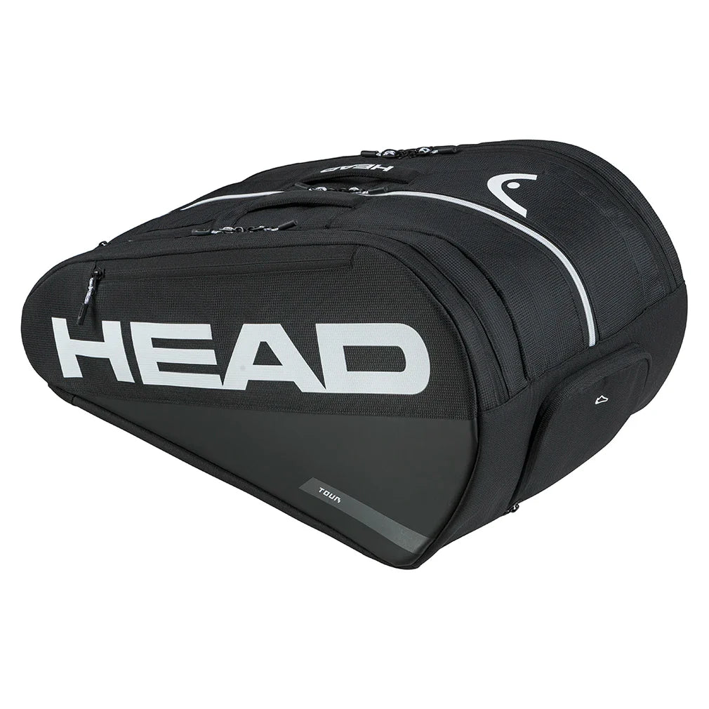 Tour Padel Bag L Black and White,Bags,Head,Black/White,One Size,Tennis Express,261306BKWH-X