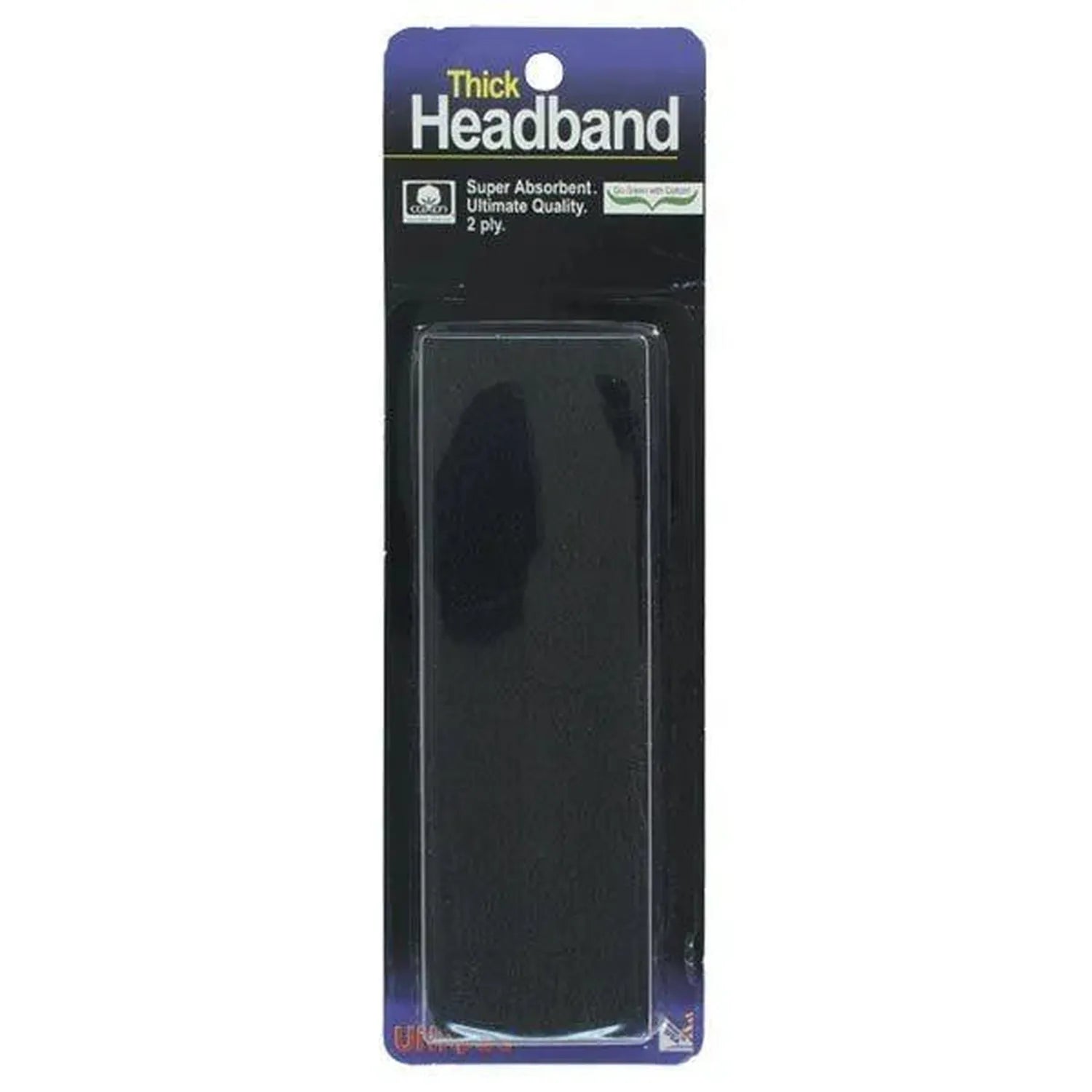 Thick Headband Black-Accessories-Tourna-26156-DEFAULT-L-Tennis Express