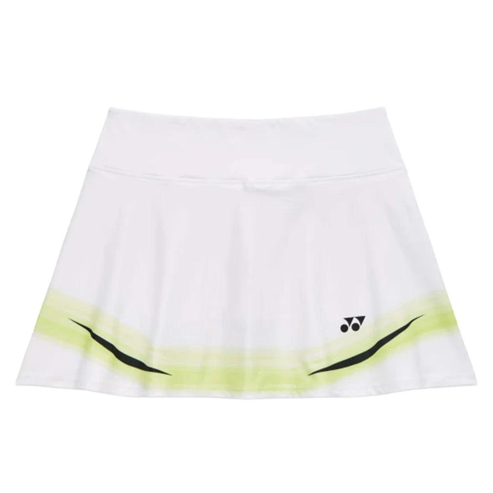 Women's Tournament Tennis Skort,Apparel,Yonex,White,XS,Tennis Express,26183-W1