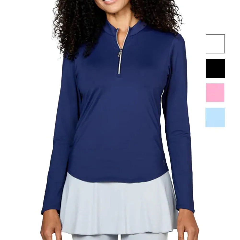 Women's UV Long Sleeve Tennis Top-Apparel-Sofibella-2620-S25-Tennis Express