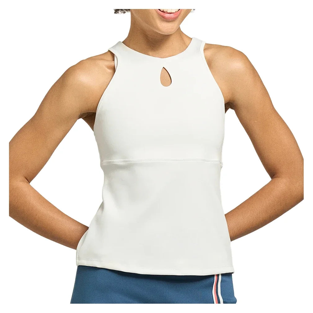 Women's Spin Tennis Tank,Apparel,Lija,White,XS,Tennis Express,26A-1987CEF2White