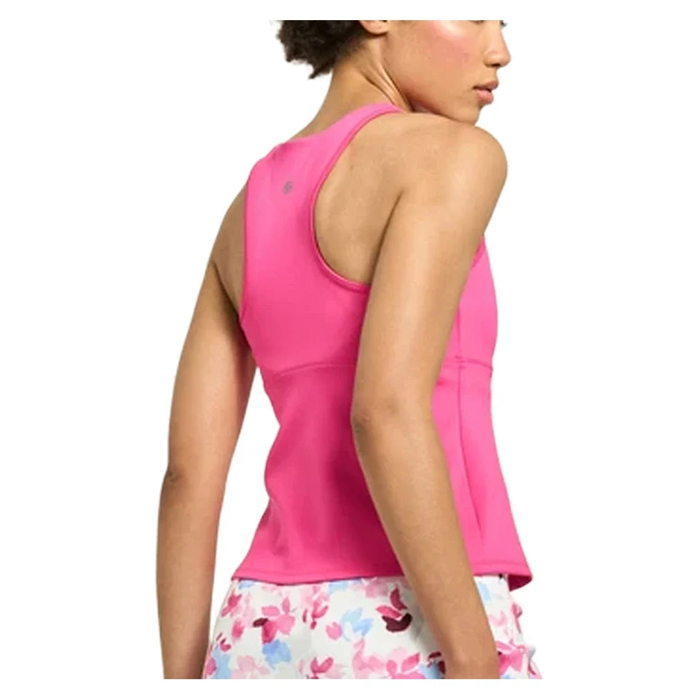 Women's Spin Tennis Tank Fuchsia,Apparel,Lija,,,Tennis Express,26A-1987LAF26-2