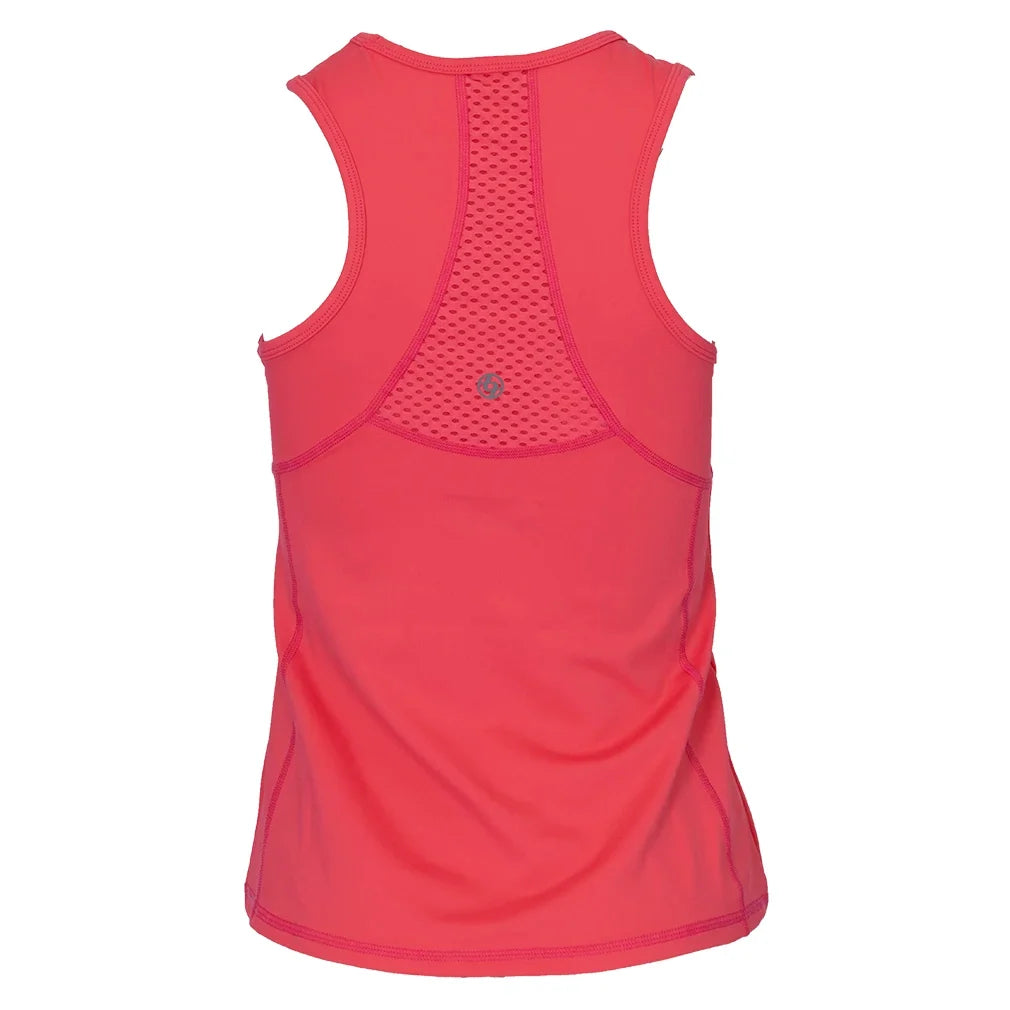 Women's Bondi Tennis Tank Hibiscus,Apparel,Lija,,,Tennis Express,26S-1889T5-1
