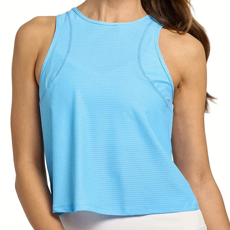 Women's Shift Tank Blue Shores,Apparel,Lija,Blue Shores,XS,Tennis Express,26S-1970T3