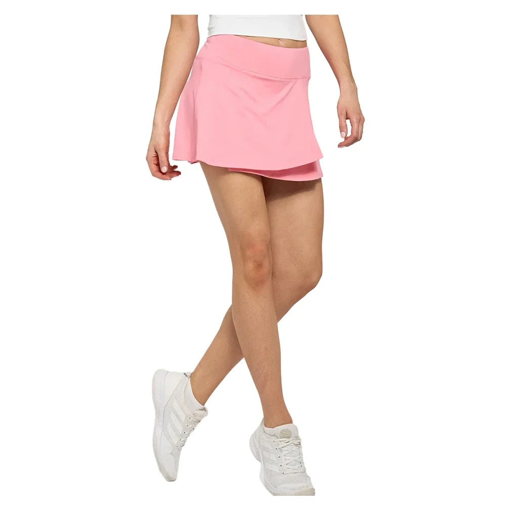 Women's 13 Inch Tie Break Tennis Skort Sherbet,Apparel,Lija,,,Tennis Express,26S-4724T5-2