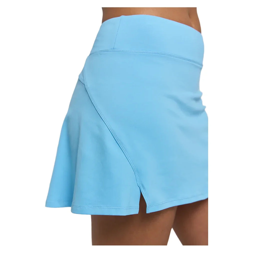 Women's 14 Inch Strike Tennis Skort Blue Shores-Apparel-Lija-26S-4750T3-Blue2-Tennis Express