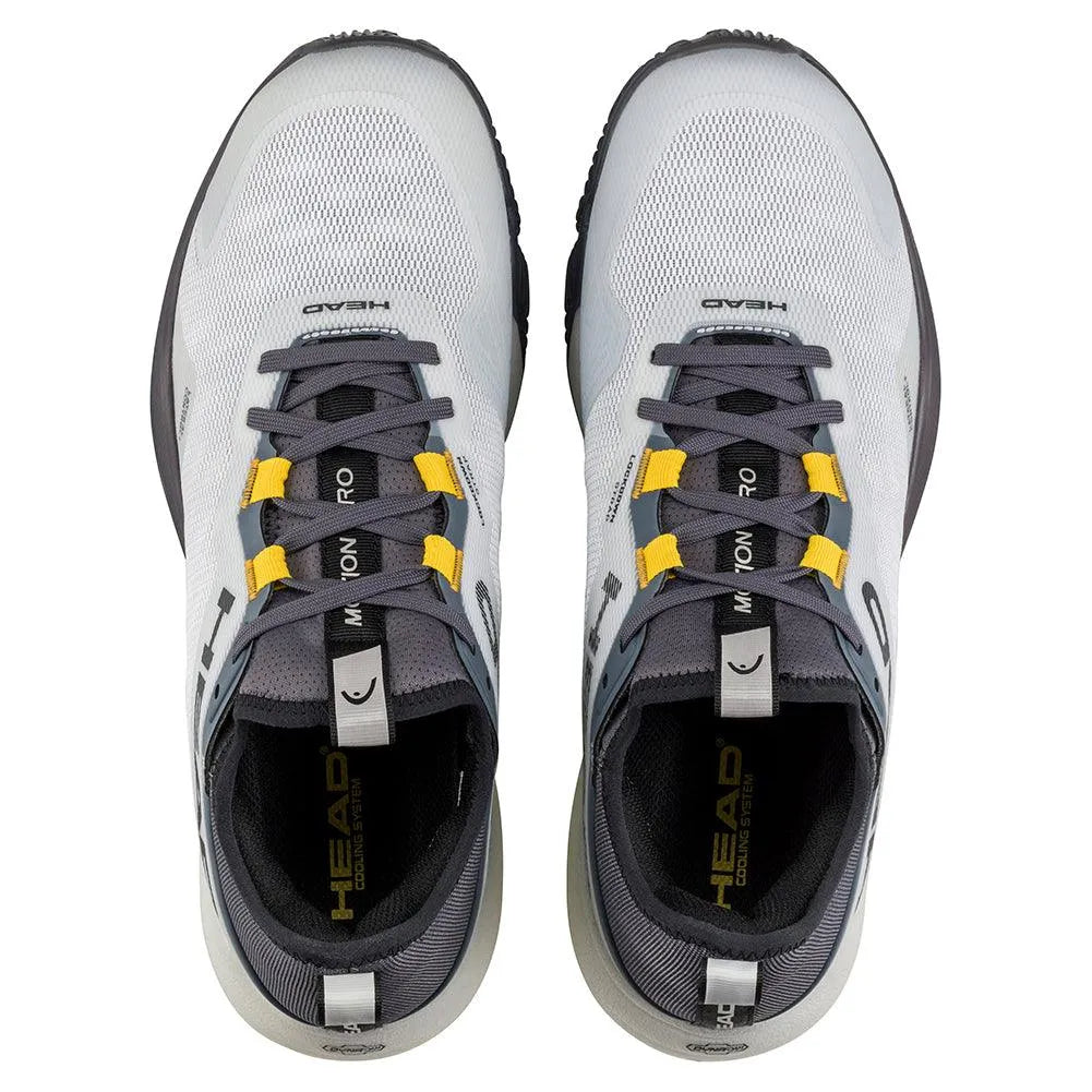 Men's Motion Pro Padel Shoes White and Black-Footwear-Head-273645_5-Tennis Express