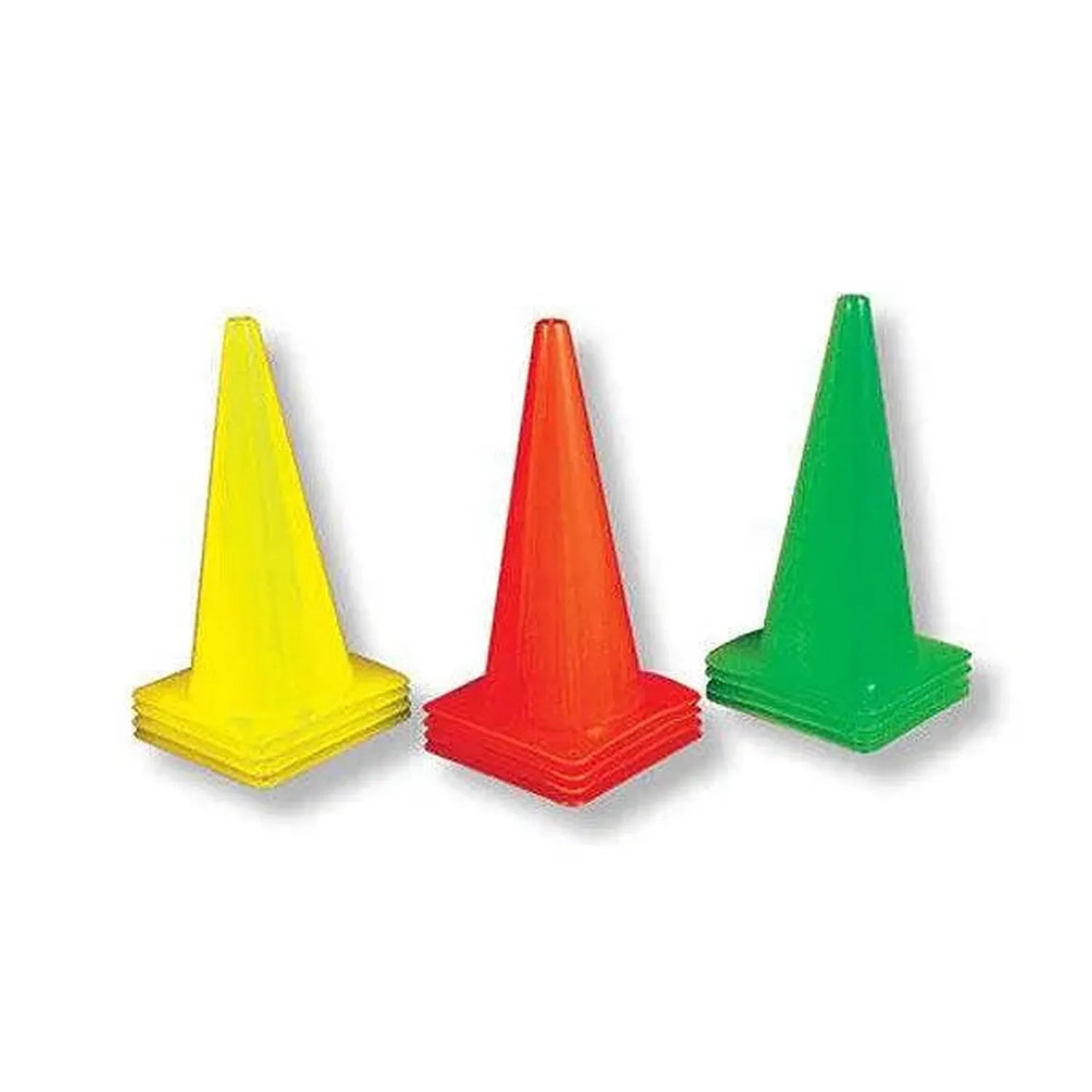 Stoplight Cones Set of 12-Court Equipment-Oncourt Offcourt-27639-DEFAULT-L-Tennis Express