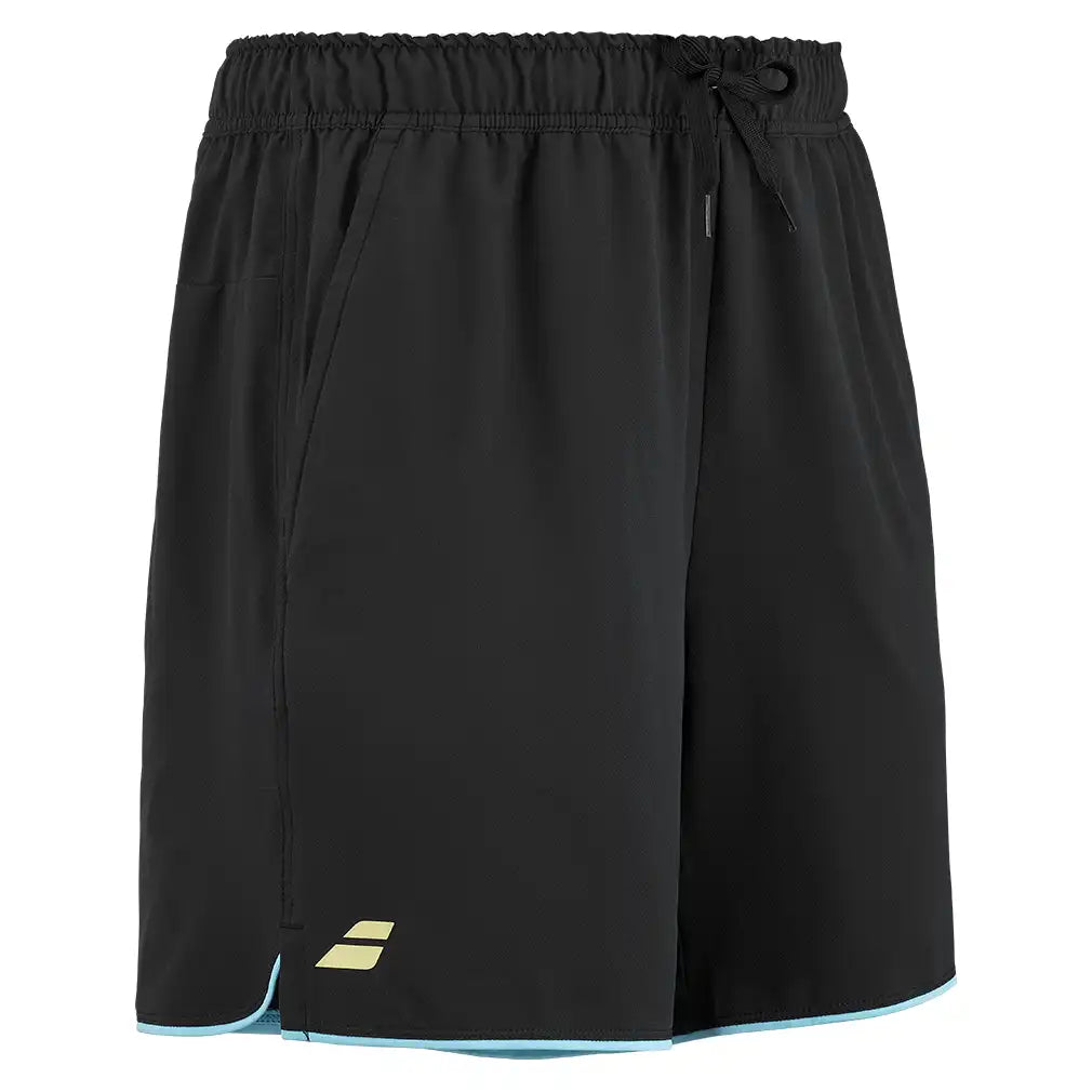Men's Tennis Shorts Black,Apparel,Babolat,,,Tennis Express,2MF26064-F26-3