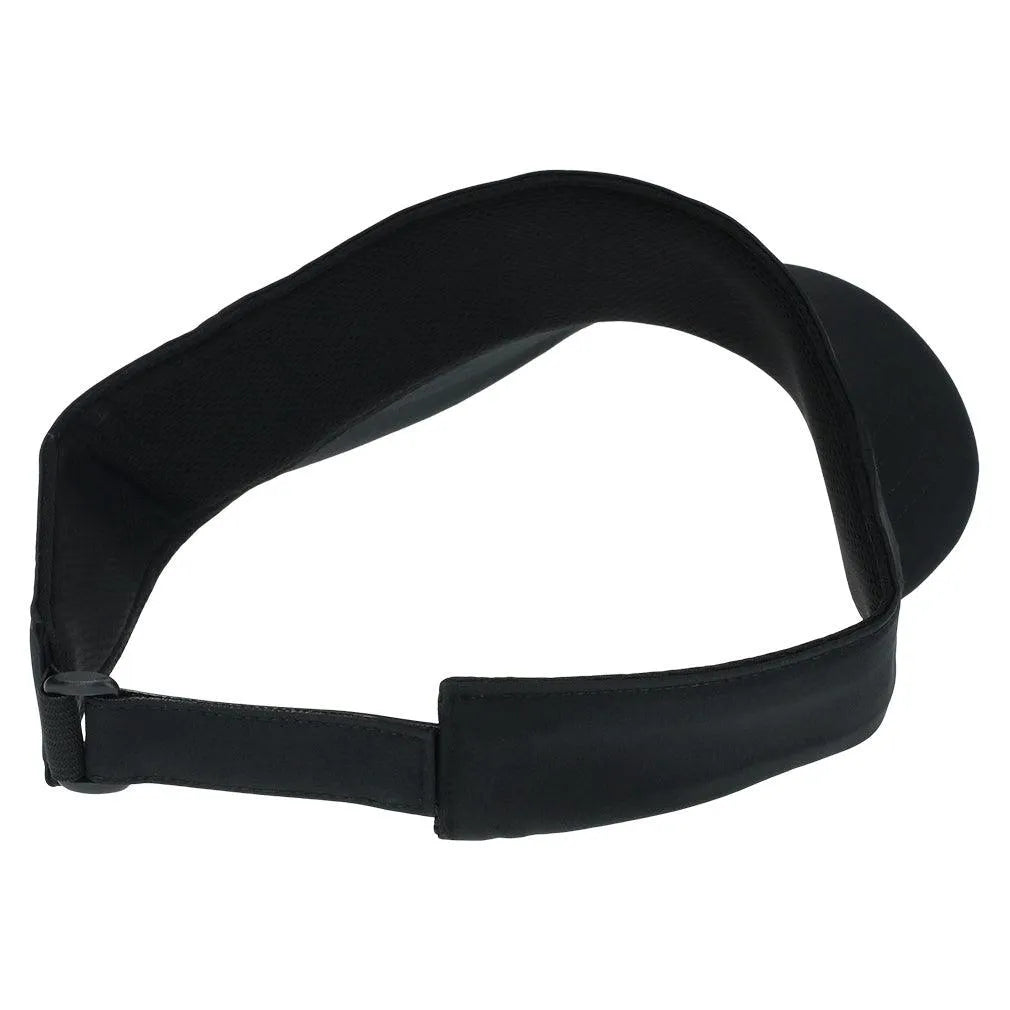 Performance Visor Black-Apparel-Asics-3043A117-001B-2-Tennis Express