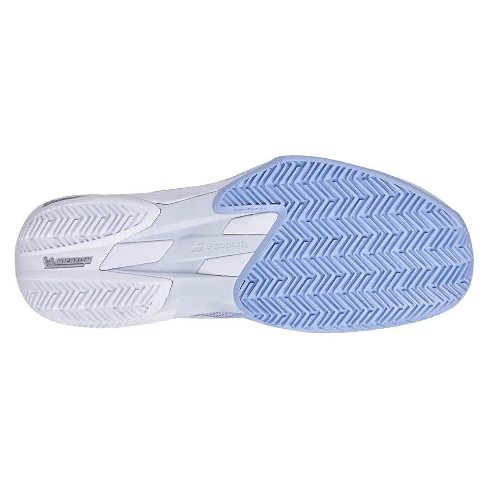 Women's Jet Mach 4 Clay Tennis Shoes Lavender and White-Footwear-Babolat-, [current_file_name-Tennis Express