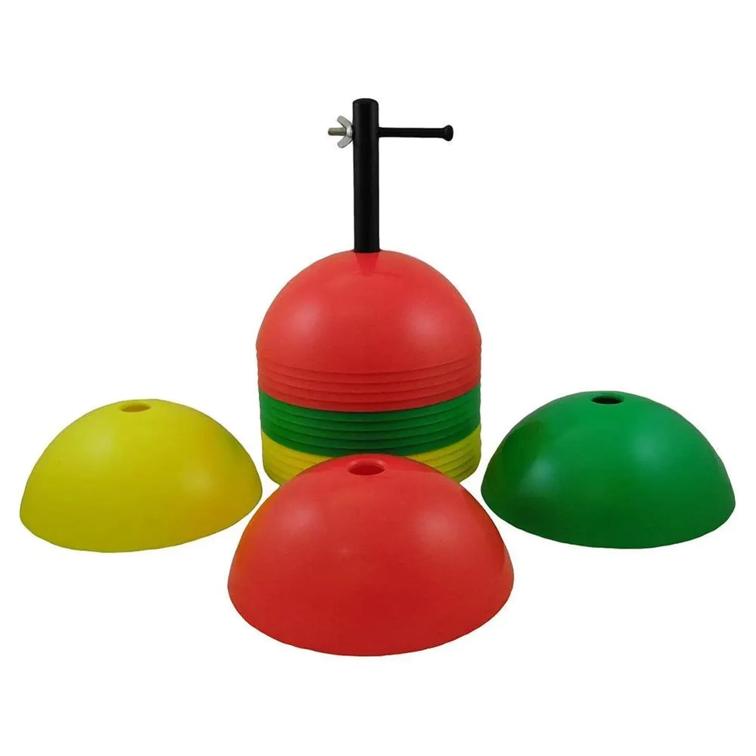 Dome Cones Set Of 18-Training Equipment-Oncourt Offcourt-39571-DEFAULT-L-Tennis Express