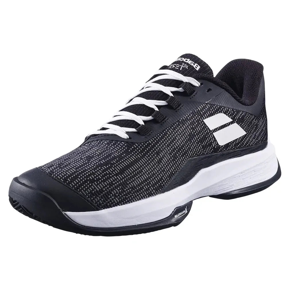 Men's Jet Tere 2 Clay Tennis Shoes Black and White-Footwear-Babolat-3A0S25A650-3-Tennis Express