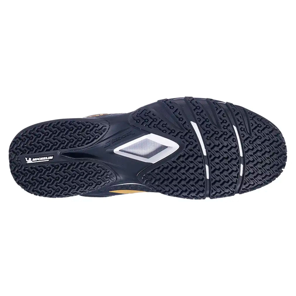 Men's Premura 3 Tennis Shoes Black and Gold-Footwear-Babolat-, [current_file_name-Tennis Express