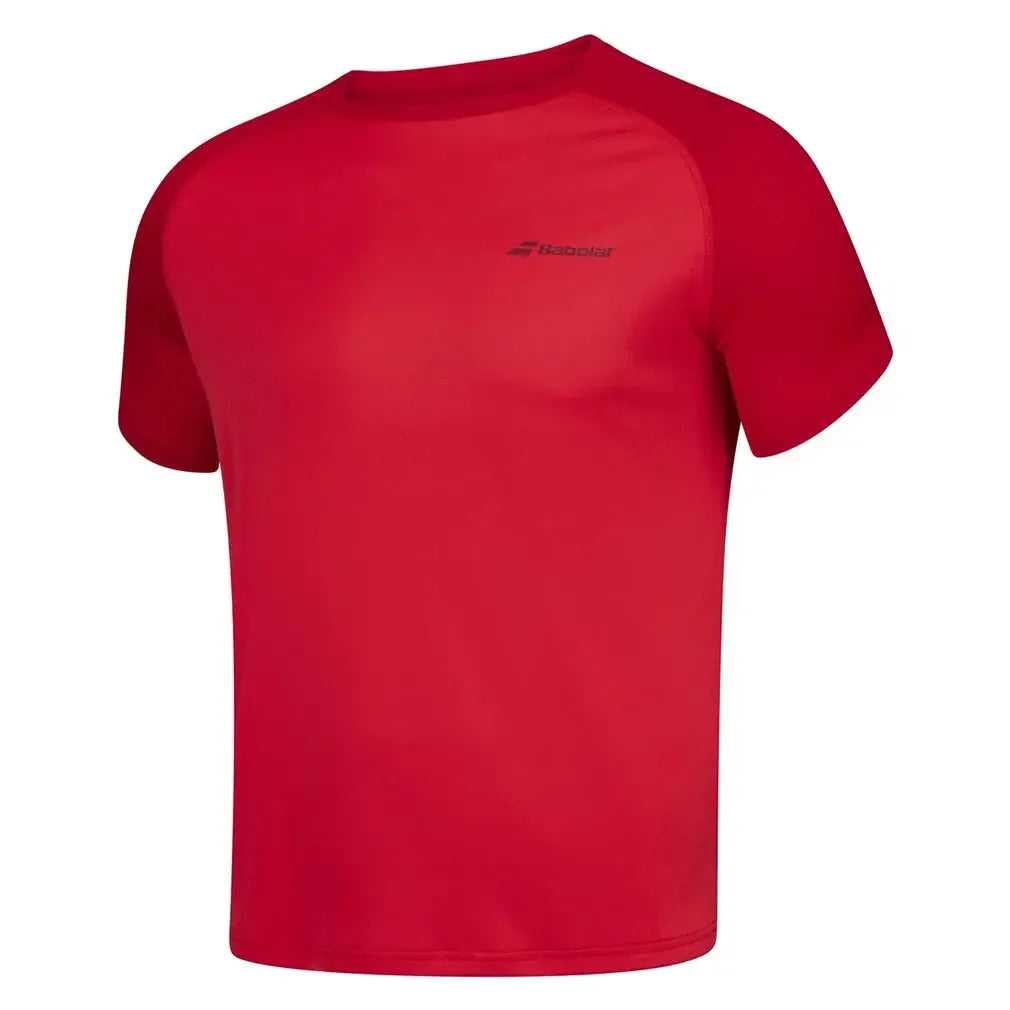 Boys' Play Crew Neck Tennis Tee-Apparel-Babolat-3BP1011-B-Tennis Express