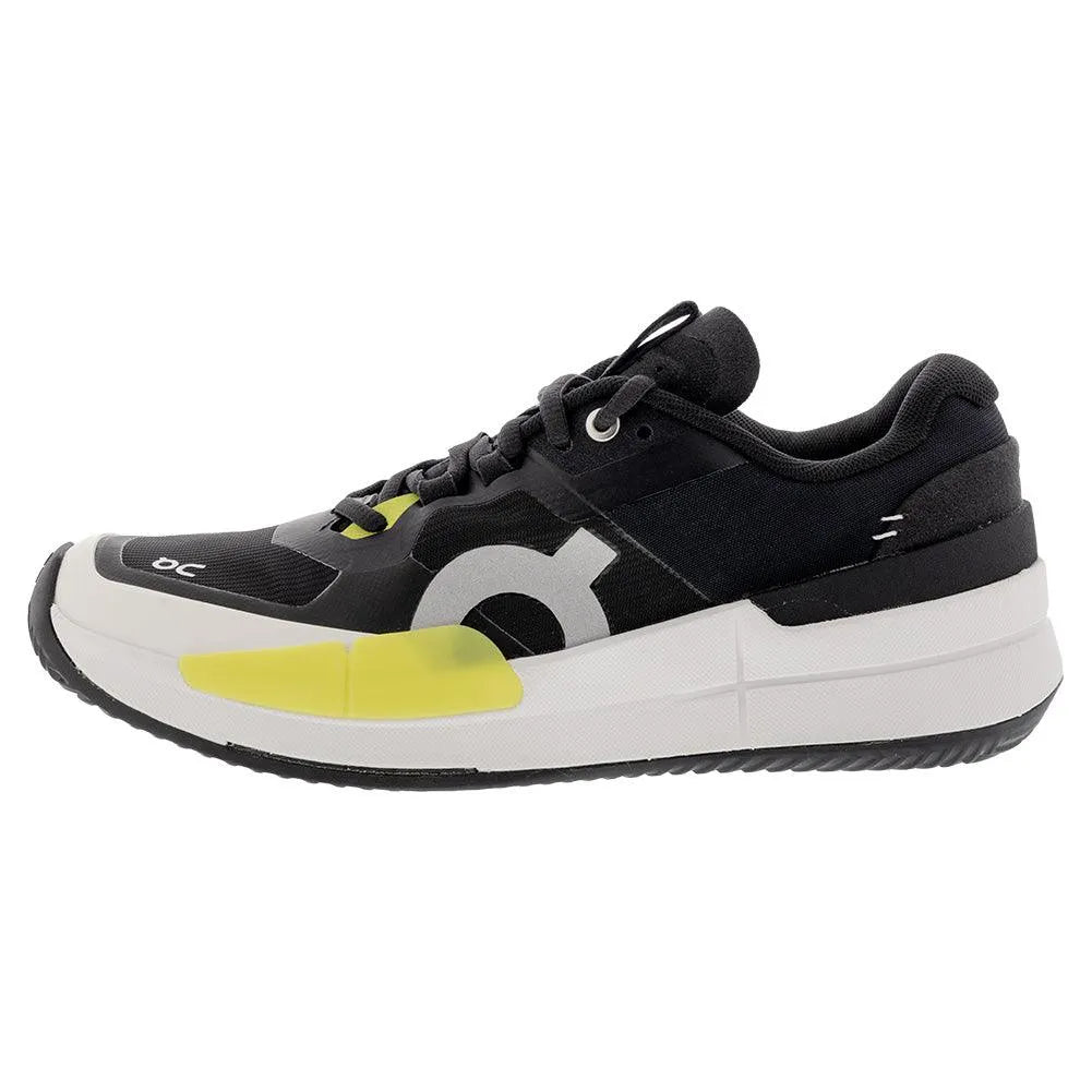 Men's THE ROGER Pro 2 Clay Tennis Shoes Black and Lime-Footwear-On-3ME10570358-S2501-Tennis Express