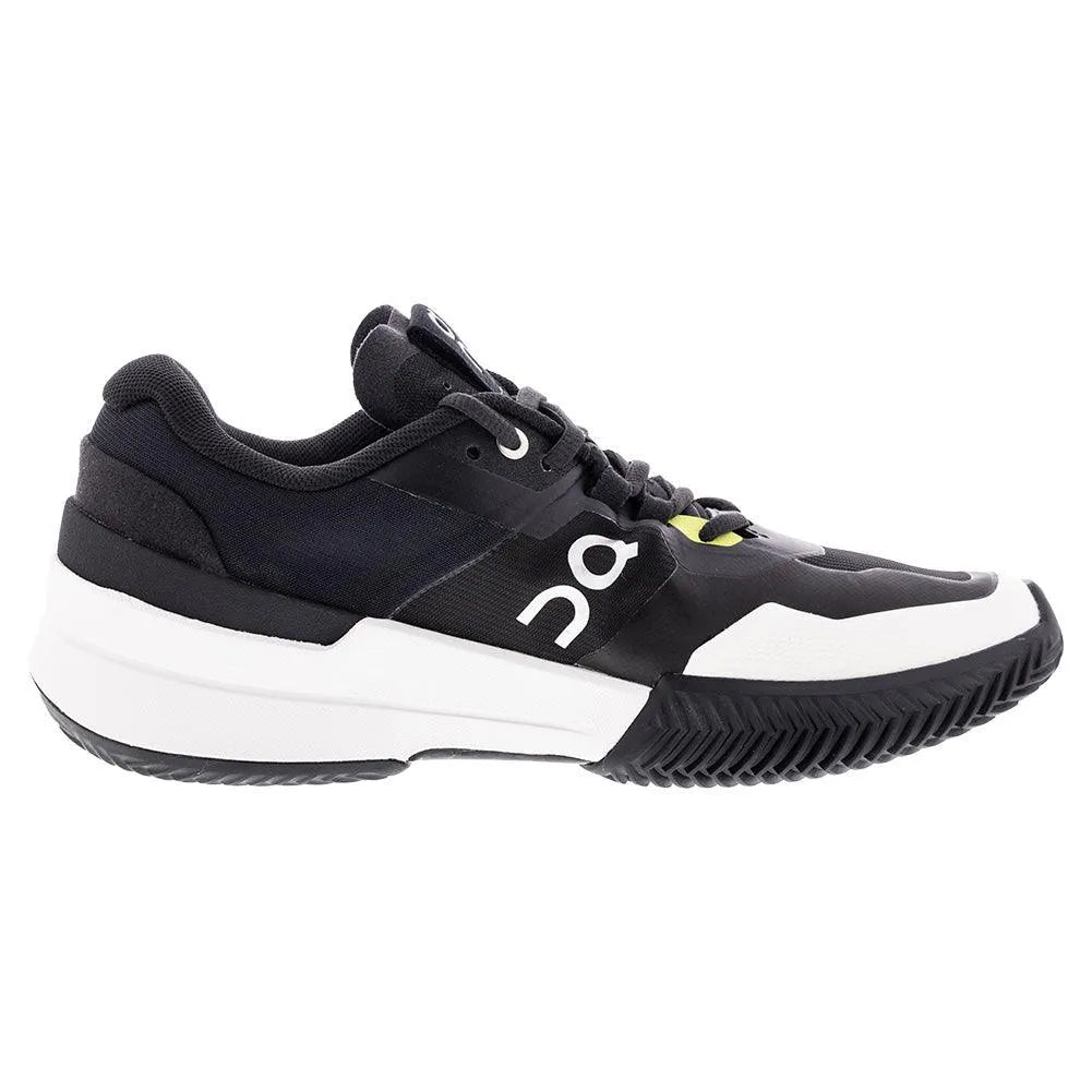 Men's THE ROGER Pro 2 Clay Tennis Shoes Black and Lime-Footwear-On-3ME10570358-S2502-Tennis Express