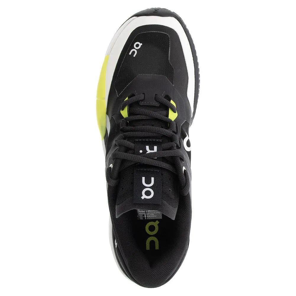 Men's THE ROGER Pro 2 Clay Tennis Shoes Black and Lime-Footwear-On-3ME10570358-S2503-Tennis Express