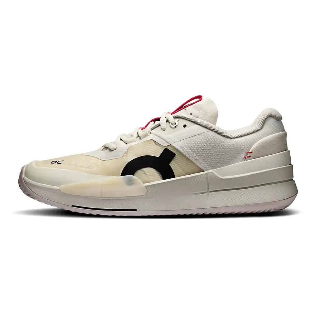 Men's THE ROGER Pro 2 Clay Tennis Shoes Ice and Pink-Footwear-On-3ME10574274-F25-1-Tennis Express