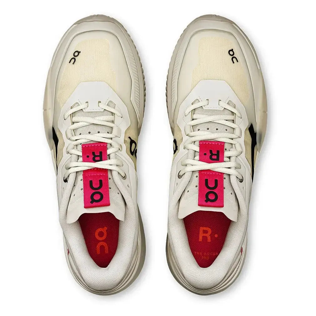 Men's THE ROGER Pro 2 Clay Tennis Shoes Ice and Pink-Footwear-On-3ME10574274-F25-3-Tennis Express