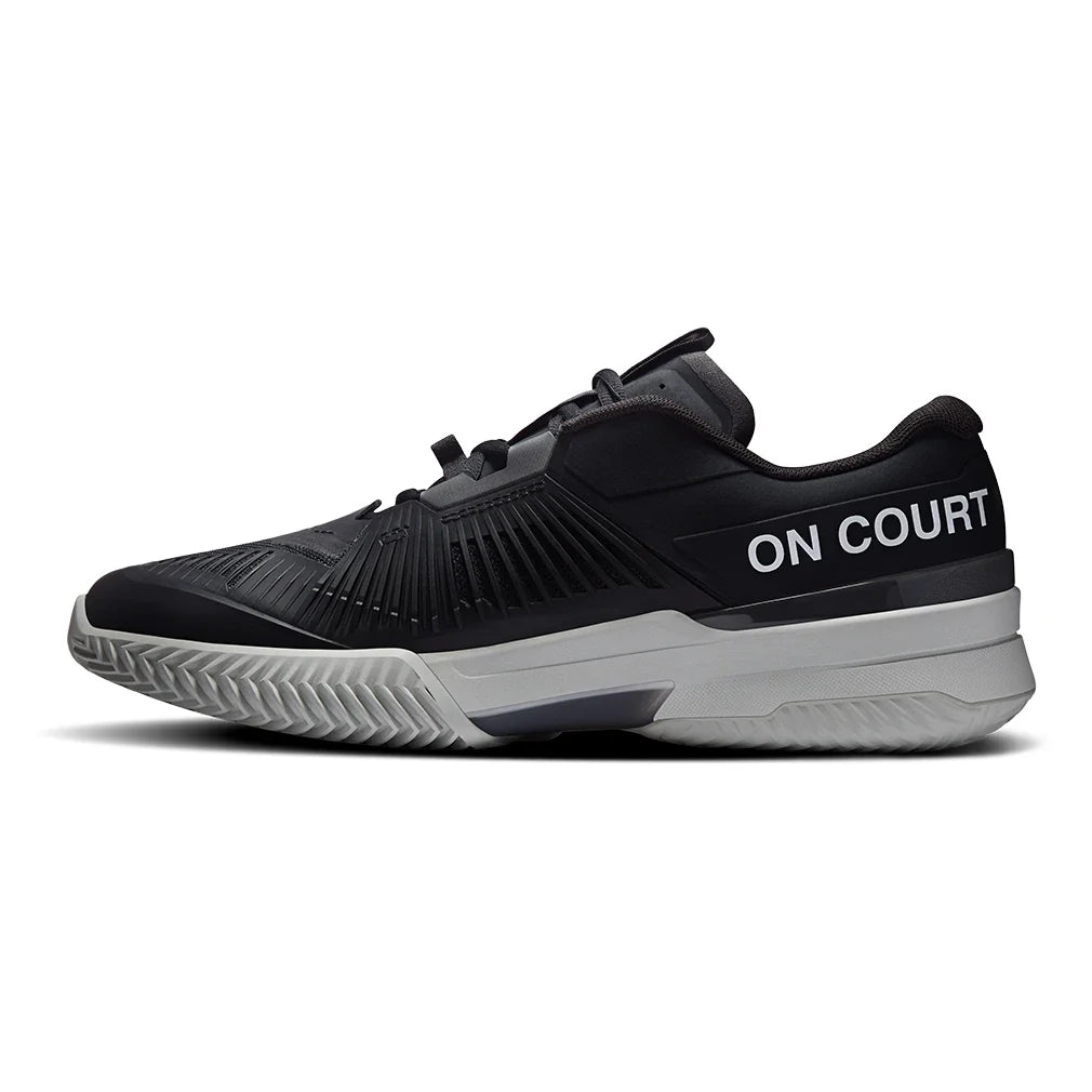 Men's THE ROGER Pro Fire Clay Tennis Shoes Black and Eclipse-Footwear-On-, [current_file_name-Tennis Express