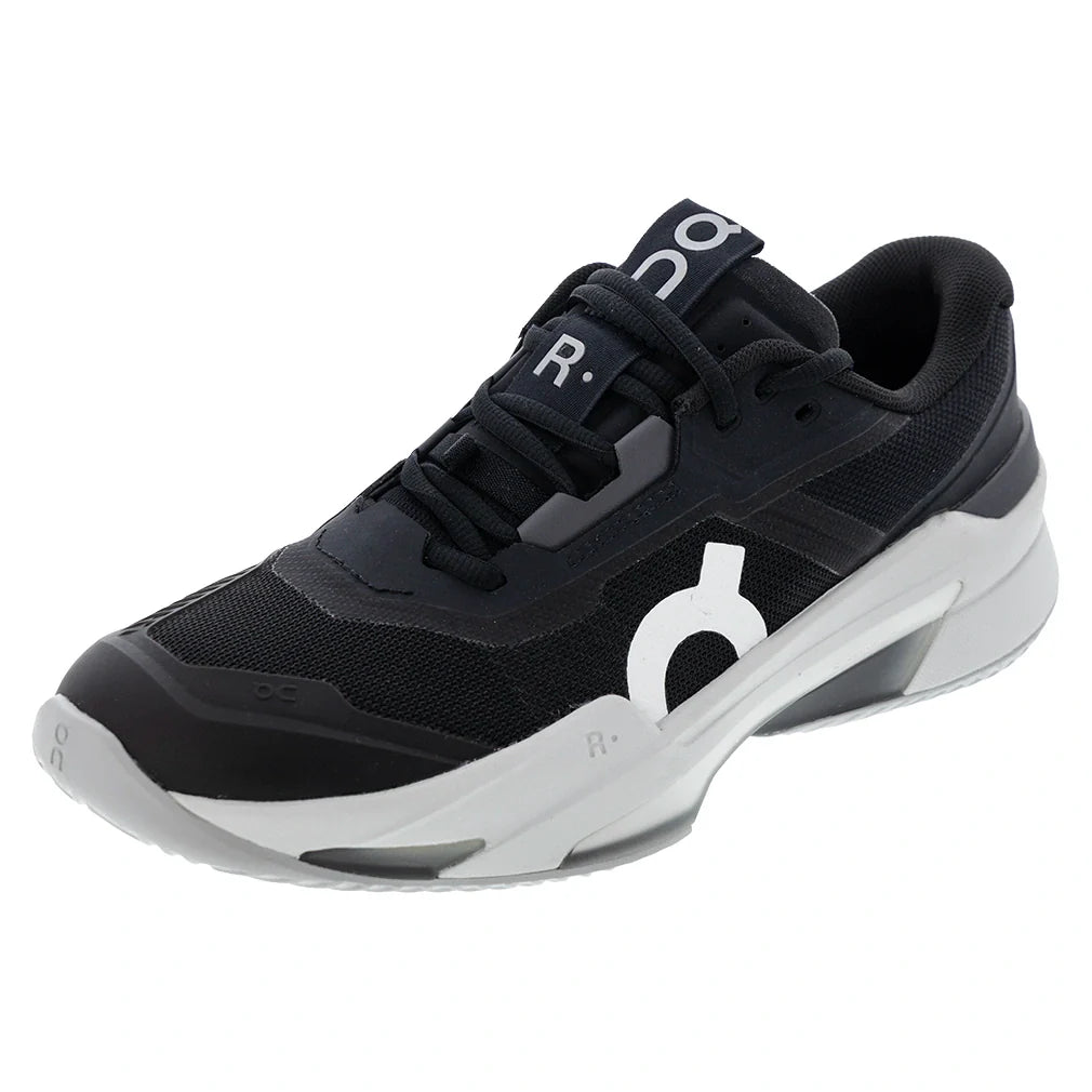 Men's THE ROGER Pro Fire Clay Tennis Shoes Black and Eclipse-Footwear-On-3MF30820106copy-Tennis Express